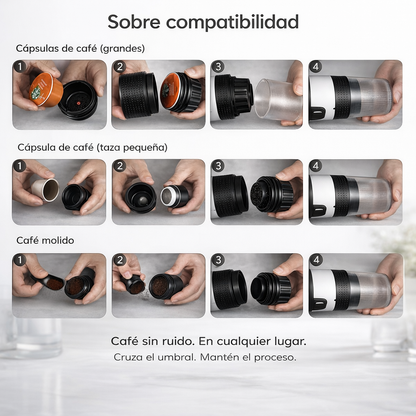 CAFÉ UMBRAL - Espresso portátil para trabajo, viaje y enfoque