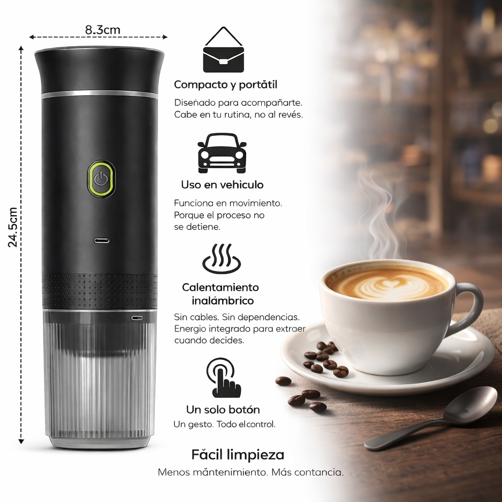 CAFÉ UMBRAL - Espresso portátil para trabajo, viaje y enfoque